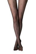 Conte Element 20 Den - Fantasy Women's Tights with Vertical Dotted Line Pattern (24S-84SP)